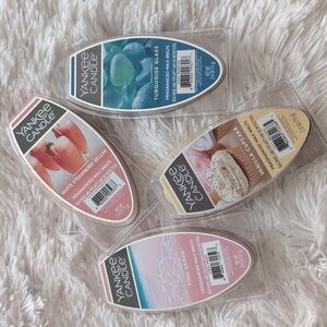 YANKEE Candle Lot Of 4 Fragranced Wax Melts